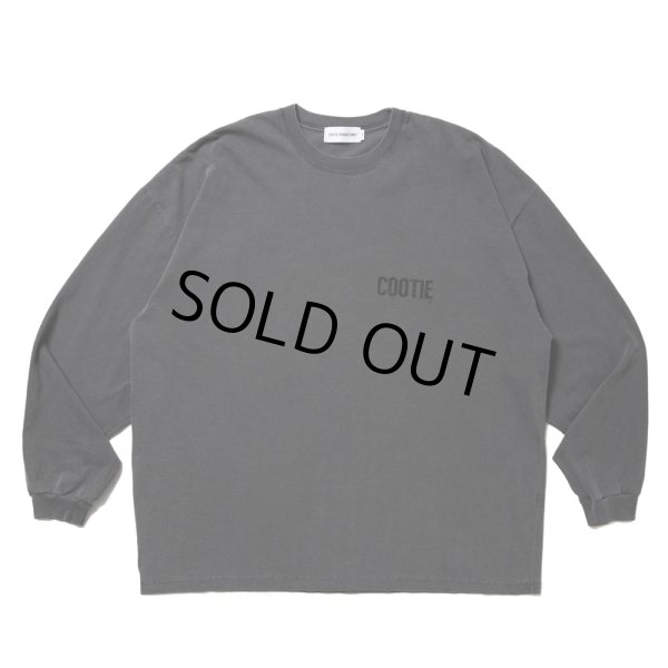 画像2: COOTIE PRODUCTIONS/Pigment Dyed L/S Tee（Black）［ピグメントダイ長袖T-25春夏］ (2)