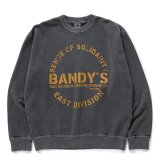 画像: RATS/PIGMENT DYED CREW NECK SWEAT（BLACK）［ピグメントダイクルーネックスウェット-25春夏］