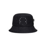 画像: BlackEyePatch/OG LABEL PATCHED DENIM BUCKET HAT（BLACK）