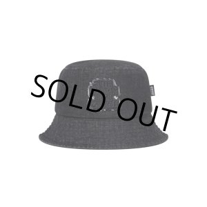 画像: BlackEyePatch/OG LABEL PATCHED DENIM BUCKET HAT（BLACK）