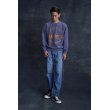 画像6: RATS/PIGMENT DYED CREW NECK SWEAT（BLACK）［ピグメントダイクルーネックスウェット-25春夏］ (6)