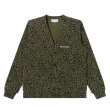 画像1: BlackEyePatch/OE LOGO LEOPARD PATTERNED CARIDIGAN（OLIVE） (1)