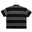 画像2: COOTIE PRODUCTIONS/Velour Border S/S Polo（Black）［ベロアボーダーポロ-25春夏］ (2)