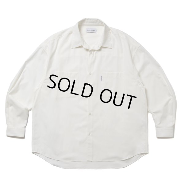 画像1: COOTIE PRODUCTIONS/Gas Boil Oxford L/S Shirt（Off White）［オックスフォードシャツ-25春夏］ (1)
