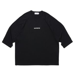 画像: COOTIE PRODUCTIONS/C/R Smooth Jersey T/Q Raglan Sleeve Tee（Black）［スムースジャージラグラン7分袖T-25春夏］