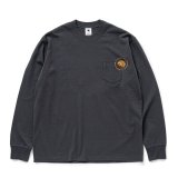 画像: RATS/CIRCLE POCKET L/S TEE（CHARCOAL）［プリント長袖ポケT-25春夏］