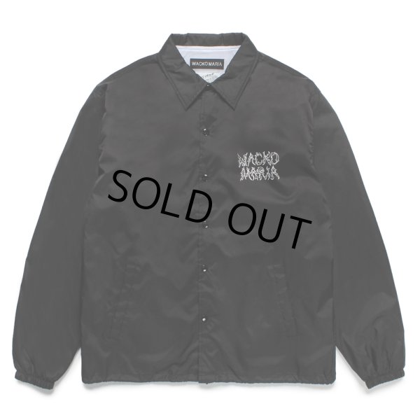 画像2: WACKO MARIA/NECKFACE / COACH JACKET（BLACK）［コーチJKT-25春夏］ (2)