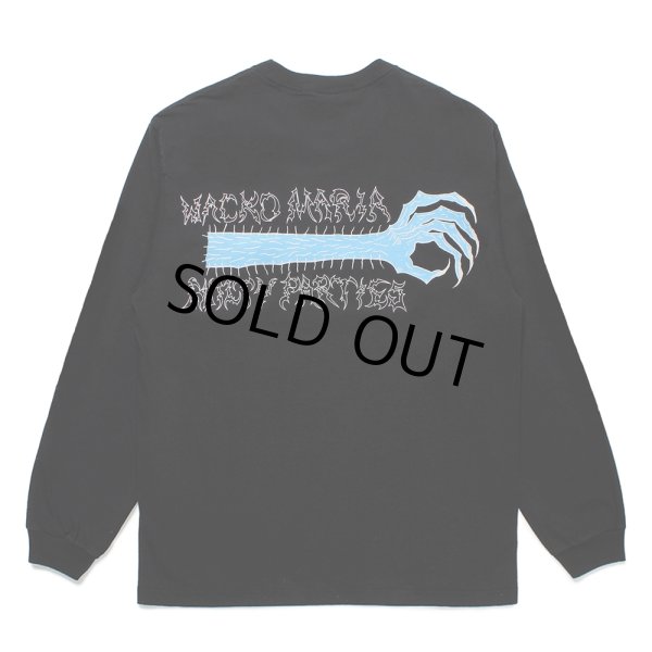 画像1: WACKO MARIA/NECKFACE / WASHED HEAVY WEIGHT LONG SLEEVE T-SHIRT（BLACK）［プリント長袖T-25春夏］ (1)