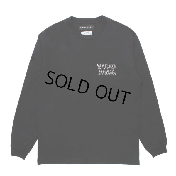 画像2: WACKO MARIA/NECKFACE / WASHED HEAVY WEIGHT LONG SLEEVE T-SHIRT（BLACK）［プリント長袖T-25春夏］ (2)