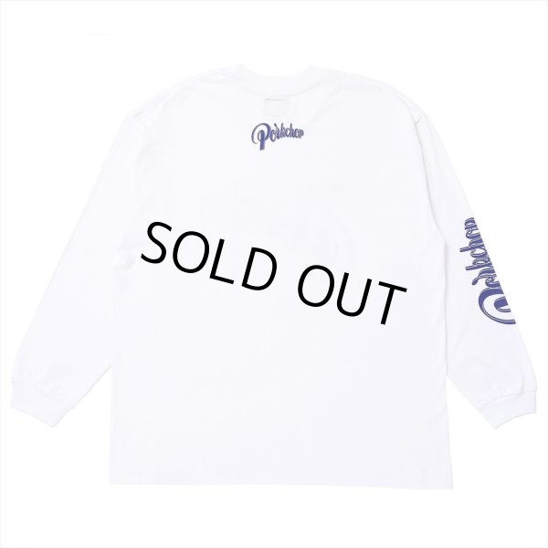 画像2: PORKCHOP/CRS LOGO L/S TEE（WHITE）［プリント長袖T-25春夏］ (2)