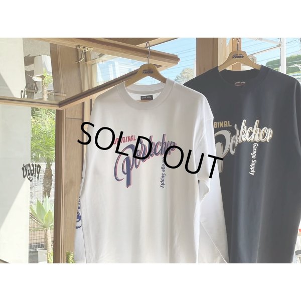 画像5: PORKCHOP/CRS LOGO L/S TEE（WHITE）［プリント長袖T-25春夏］ (5)