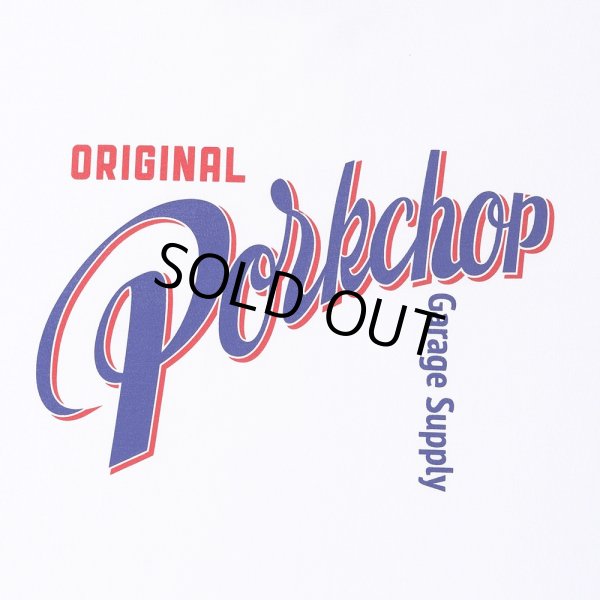 画像4: PORKCHOP/CRS LOGO L/S TEE（WHITE）［プリント長袖T-25春夏］ (4)
