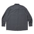 画像2: COOTIE PRODUCTIONS/T/W Work L/S Shirt（Gingham Check）［ワークシャツ-25春夏］ (2)