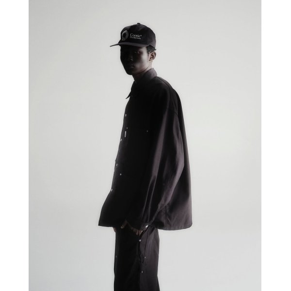 画像5: COOTIE PRODUCTIONS/Abyss Dyed Duck Coverall（Black）［ダックカバーオール-25春夏］ (5)