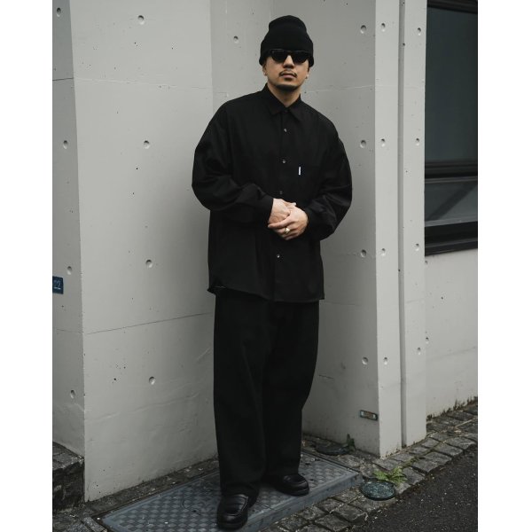 画像3: COOTIE PRODUCTIONS/Gas Boil Oxford L/S Shirt（Black）［オックスフォードシャツ-25春夏］ (3)