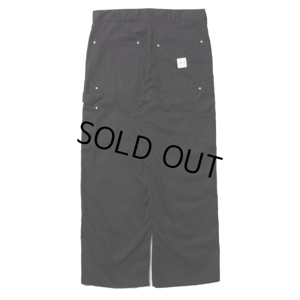 画像2: COOTIE PRODUCTIONS/Abyss Dyed Duck Double Knee Painter Pants（Black）［ダブルニーペインターパンツ-25春夏］ (2)