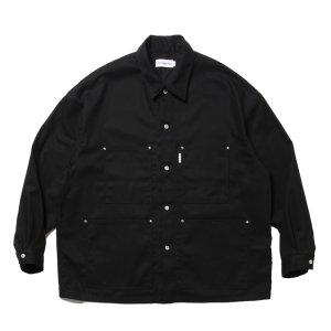 画像: COOTIE PRODUCTIONS/Abyss Dyed Duck Coverall（Black）［ダックカバーオール-25春夏］