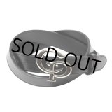 画像: COOTIE PRODUCTIONS/Symbol Buckle Leather Belt（Silver）［シンボルバックルレザーベルト-25春夏］