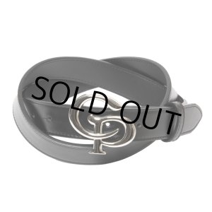 画像: COOTIE PRODUCTIONS/Symbol Buckle Leather Belt（Silver）［シンボルバックルレザーベルト-25春夏］