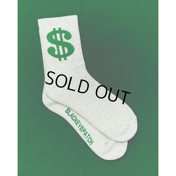 画像3: BlackEyePatch/DOLLAR SIGN SOCKS（GRAY） (3)