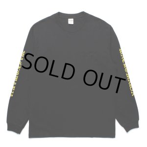 画像: WACKO MARIA/WASHED HEAVY WEIGHT LONG SLEEVE T-SHIRT（BLACK）［刺繍+プリント長袖T-25春夏］