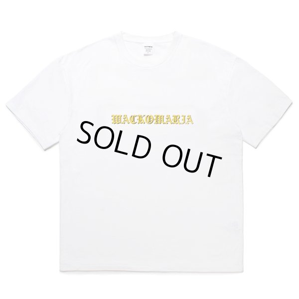 画像1: WACKO MARIA/WASHED HEAVY WEIGHT T-SHIRT（WHITE）［プリントT-25春夏］ (1)