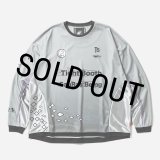 画像: 【30％OFF】TIGHTBOOTH x SauRas Being L/S SOCCER JERSEY（Grey）［サッカージャージ-25春夏］