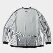 画像2: TIGHTBOOTH x SauRas Being L/S SOCCER JERSEY（Grey）［サッカージャージ-25春夏］ (2)