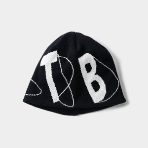画像: TIGHTBOOTH x SauRas Being JACQUARD BEANIE（Black）［ジャガードビーニー-25春夏］