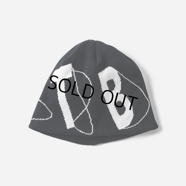 画像1: TIGHTBOOTH x SauRas Being JACQUARD BEANIE（Black）［ジャガードビーニー-25春夏］ (1)