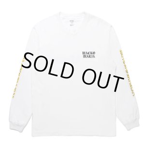 画像: WACKO MARIA/WASHED HEAVY WEIGHT LONG SLEEVE T-SHIRT（WHITE）［刺繍+プリント長袖T-25春夏］