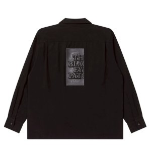 画像: BlackEyePatch/HWC EMBROIDERED OPEN COLLARED L/S SHIRT（BLACK）