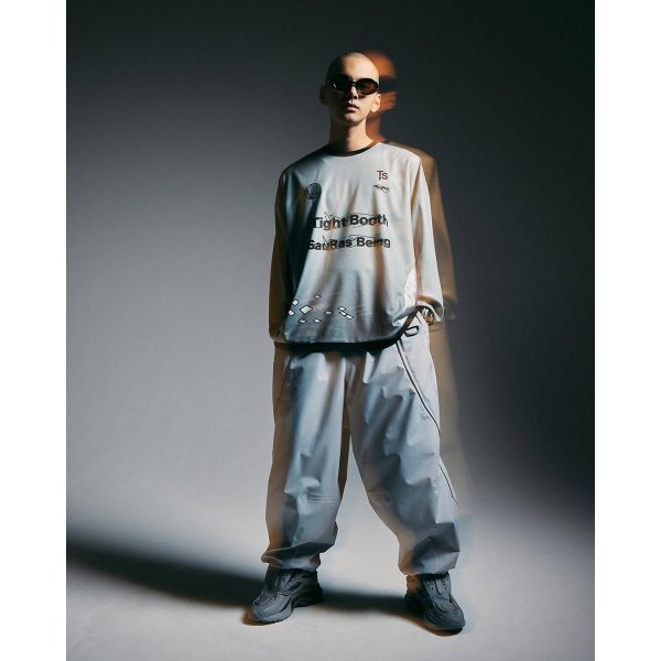 画像3: TIGHTBOOTH x SauRas Being L/S SOCCER JERSEY（Grey）［サッカージャージ-25春夏］ (3)