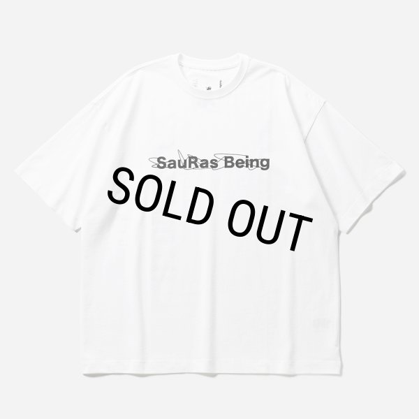 画像1: TIGHTBOOTH x SauRas Being S/S T-SHIRT（White）［プリントT-25春夏］ (1)