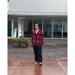 画像4: ROTTWEILER/R9 CHAMPION CHECK SHIRT（RED）［チャンピオンチェックシャツ-25春夏］ (4)