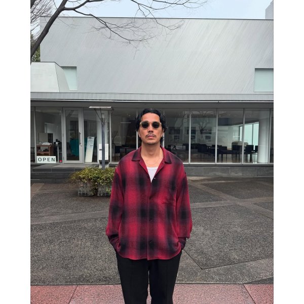 画像5: ROTTWEILER/R9 CHAMPION CHECK SHIRT（RED）［チャンピオンチェックシャツ-25春夏］ (5)