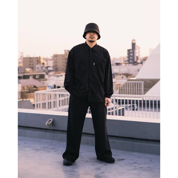 COOTIE PRODUCTIONS/T/W Work L/S Shirt(Stripe)[ワーク COOTIE PRODUCTIONS/T/W Work L/S Shirt(Stripe)[ワーク