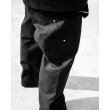 画像7: COOTIE PRODUCTIONS/Abyss Dyed Duck Double Knee Painter Pants（Black）［ダブルニーペインターパンツ-25春夏］ (7)