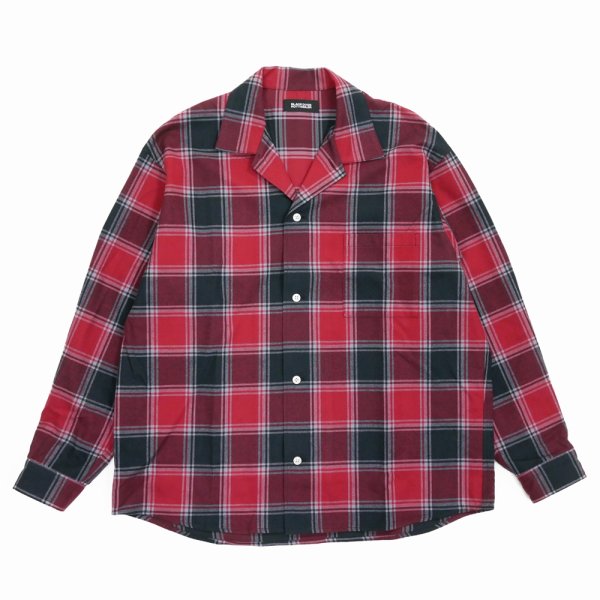 画像1: ROTTWEILER/R9 NEL CHECK SHIRT（RED）［ネルチェックシャツ-25春夏］ (1)