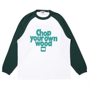 画像: PORKCHOP/CYOW RAGLAN L/S TEE（EMERALD/GREEN）［ラグラン長袖T-25春夏］