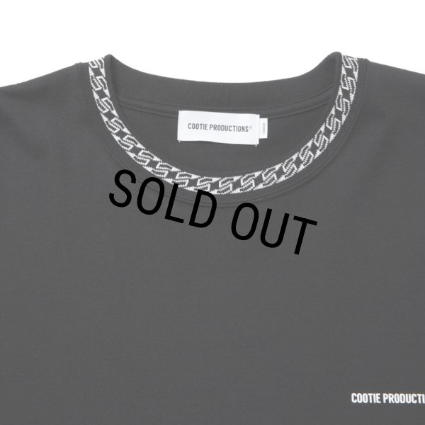 【最終値下げ】COOTIE PRODUCTIONS2025 Tシャツ COOTIE PRODUCTIONS/Jacquard Neck S/S Tee（Black