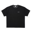 画像1: COOTIE PRODUCTIONS/Jacquard Neck S/S Tee（Black）［ジャガードネックT-25春夏］ (1)