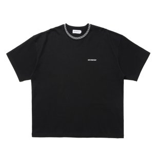 画像: COOTIE PRODUCTIONS/Jacquard Neck S/S Tee（Black）［ジャガードネックT-25春夏］