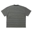 画像2: COOTIE PRODUCTIONS/Jacquard Border S/S Tee（Black）［ジャガードボーダーT-25春夏］ (2)