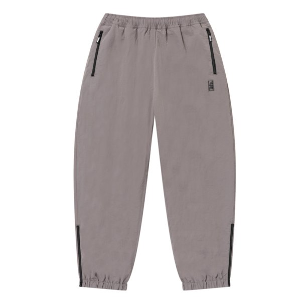 画像1: BlackEyePatch/SMALL HWC NYLON TRACK PANTS（GRAY） (1)