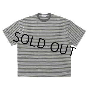 画像: COOTIE PRODUCTIONS/Jacquard Border S/S Tee（Black）［ジャガードボーダーT-25春夏］