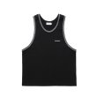 画像1: COOTIE PRODUCTIONS/Jacquard Ringer Error Fit Tank Top（Black）［エラーフィットタンクトップ-25春夏］ (1)