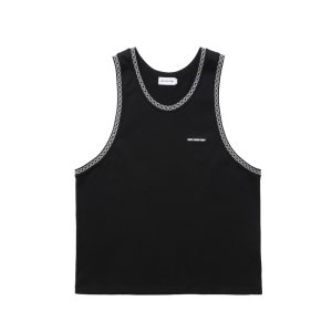 画像: COOTIE PRODUCTIONS/Jacquard Ringer Error Fit Tank Top（Black）［エラーフィットタンクトップ-25春夏］
