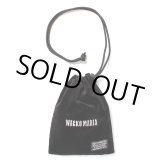 画像: WACKO MARIA/VELOUR DRAWSTRING BAG（BLACK）［ベロアドローストリングバッグ-25春夏］