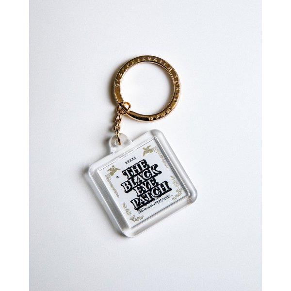 画像3: BlackEyePatch/TRADEMARK CERTIFICATE KEYCHAIN（WHITE） (3)